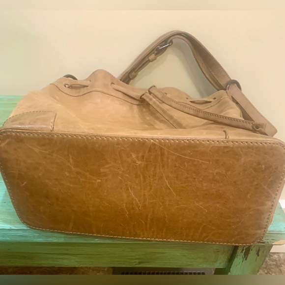Frye Tan Leather Accent Bag - Picture 2 of 6